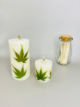 Load image into Gallery viewer, 420 Leaf Sculpture Pillar and Votive Set